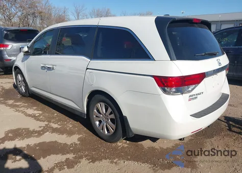 2014 Honda Odyssey Ex-L z USA, uszkodzony, nr VIN 5FNRL5H67EB099929